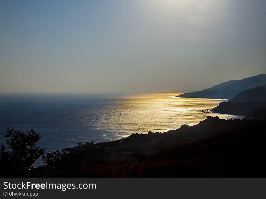 Sea, Coast, Sky, Horizon