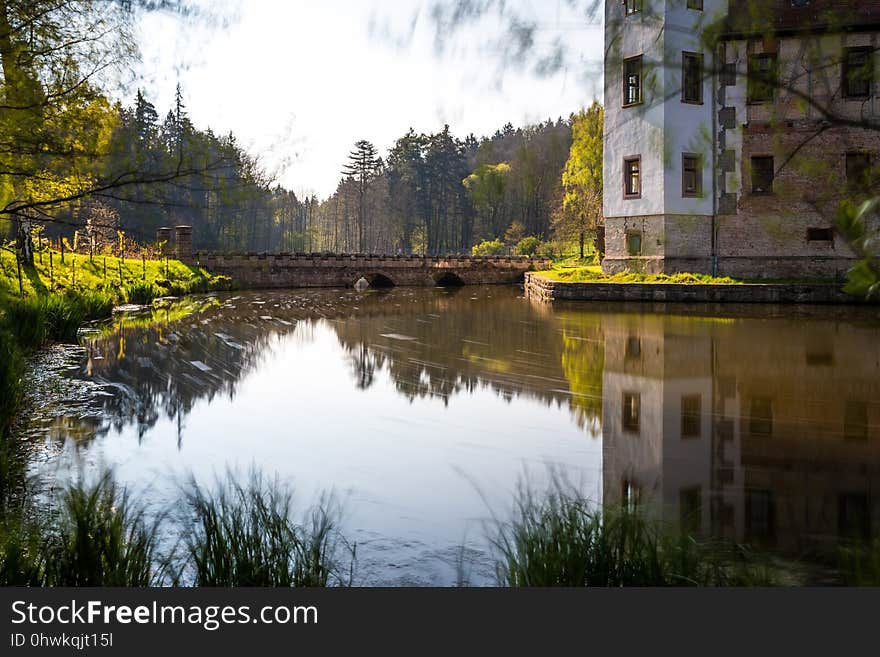 Reflection, Water, Waterway, River