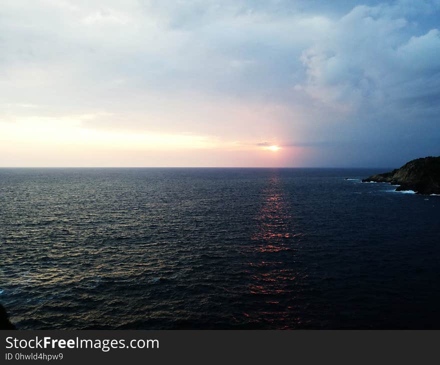 Sea, Horizon, Sky, Ocean