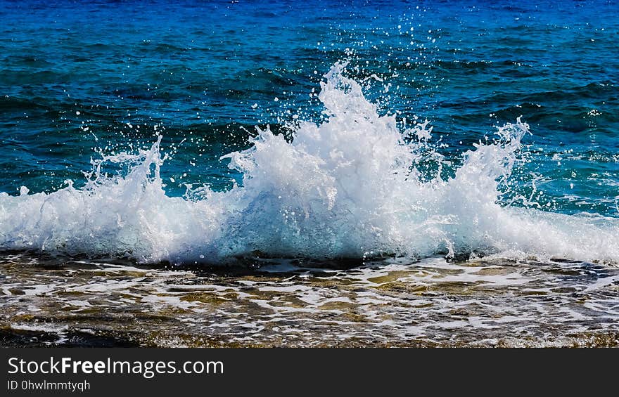 Sea, Wave, Water, Body Of Water