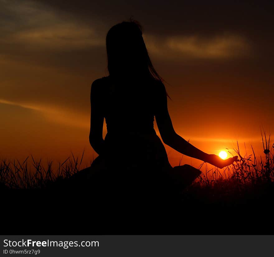 Sky, Silhouette, Sunrise, Sunset