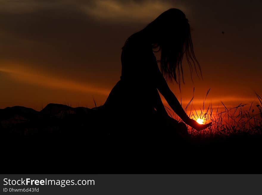 Sky, Sunrise, Silhouette, Sunset