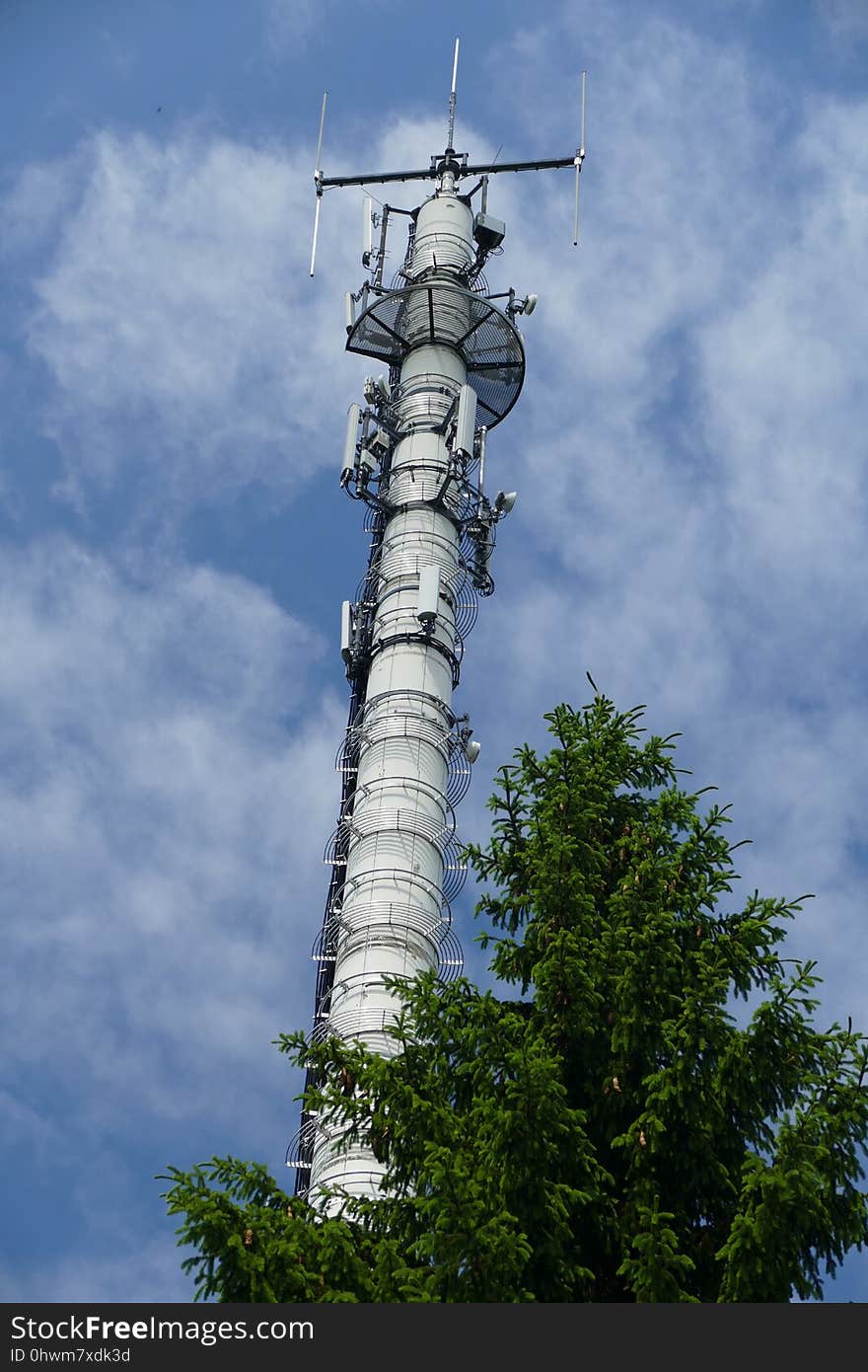 Sky, Tower, Tree, Transmitter Station