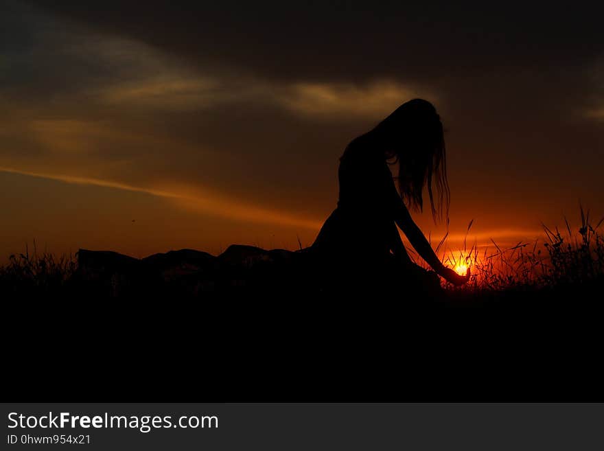 Sky, Silhouette, Sunrise, Sunset