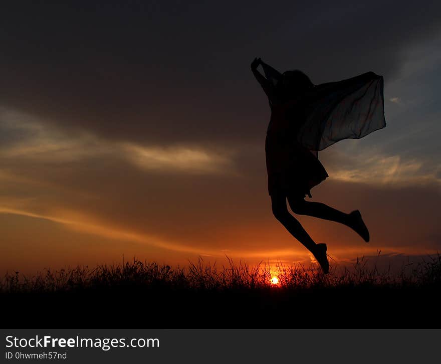 Sky, Silhouette, Sunrise, Sunset