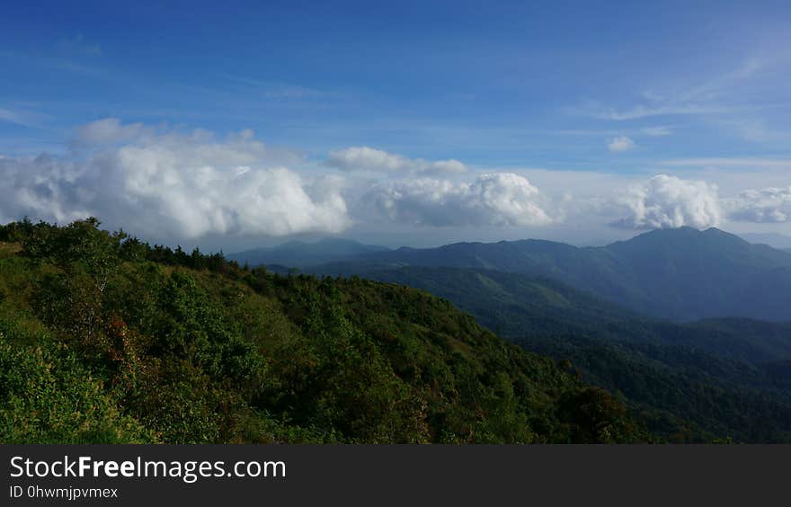 Sky, Mountainous Landforms, Highland, Mount Scenery