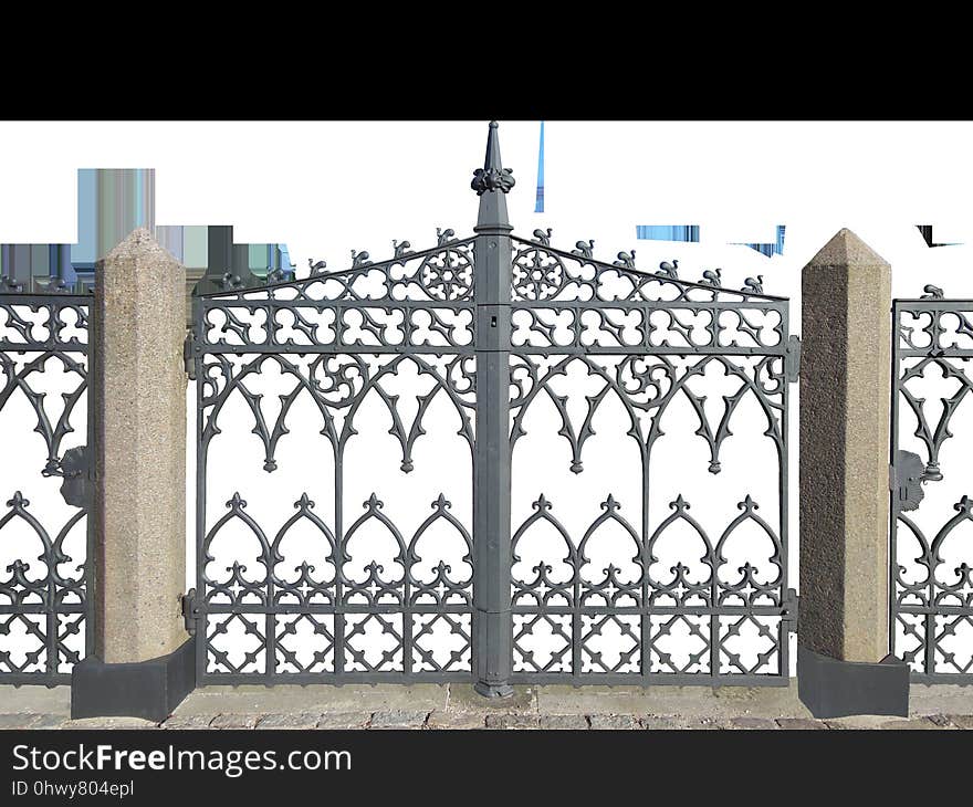 Iron, Gate, Structure, Home Fencing