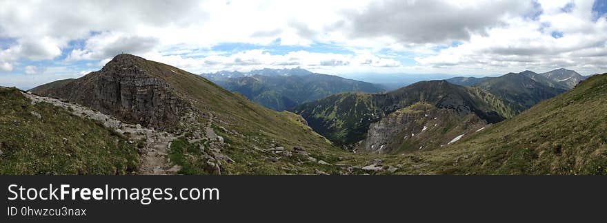 Mountainous Landforms, Mountain, Ridge, Highland