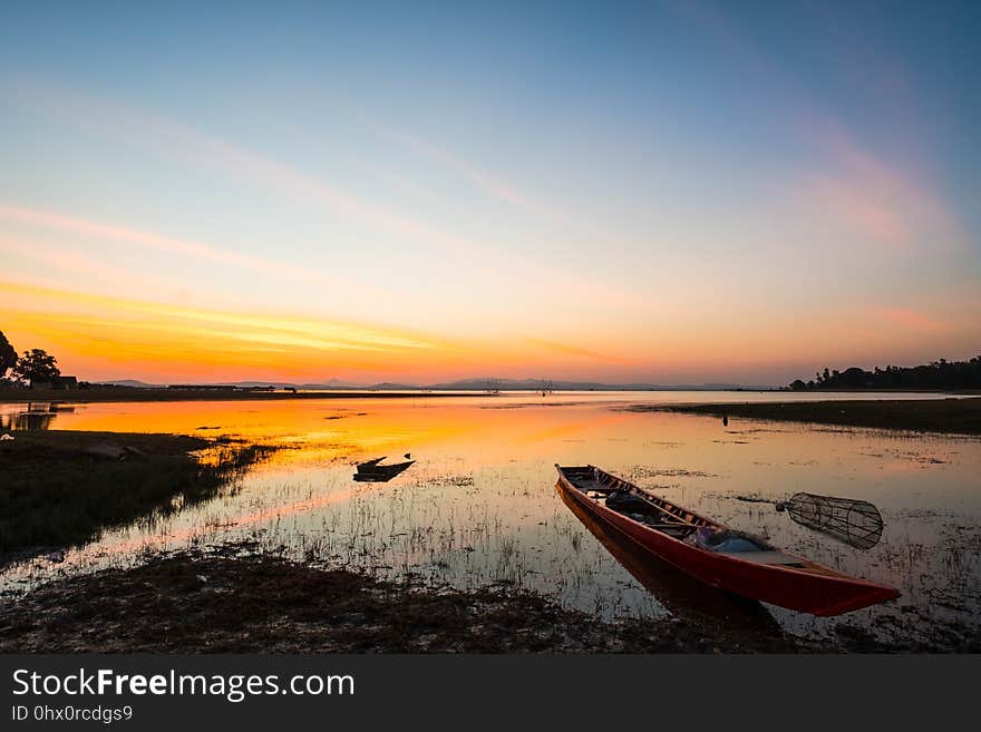 Sky, Horizon, Reflection, Sunrise