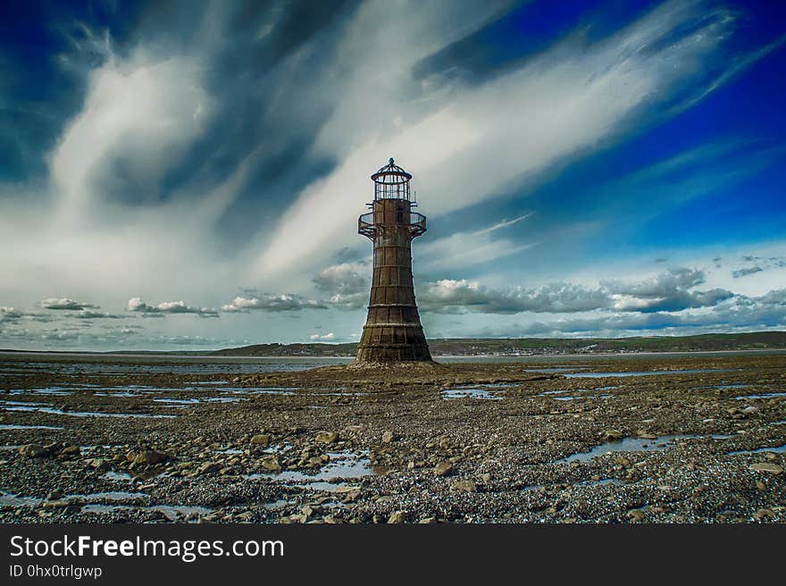 Sky, Lighthouse, Tower, Sea