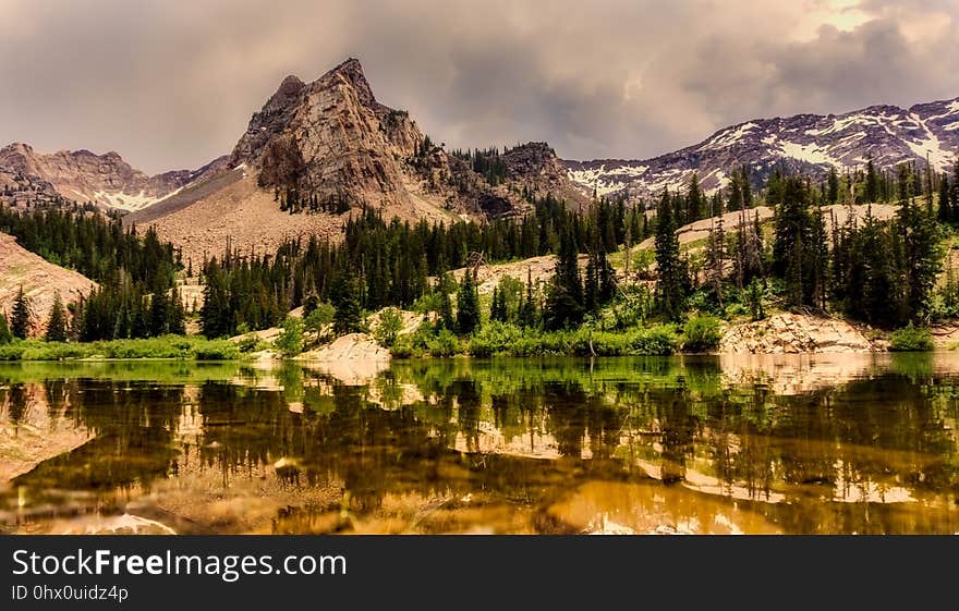 Reflection, Nature, Wilderness, Mountain