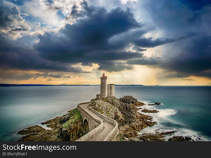 Sky, Sea, Horizon, Cloud