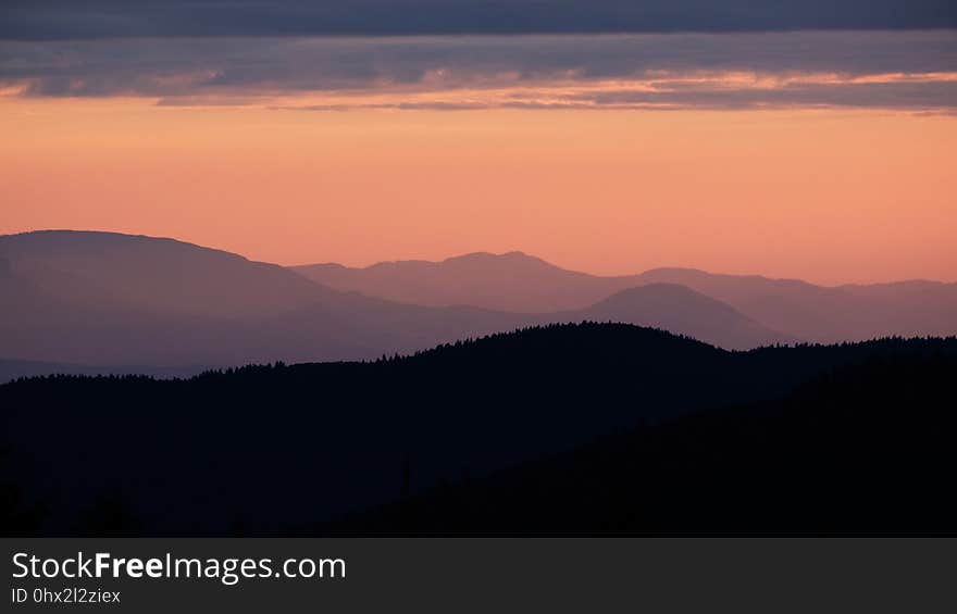 Sky, Dawn, Afterglow, Red Sky At Morning