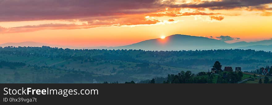 Sky, Nature, Atmosphere, Mountain Range