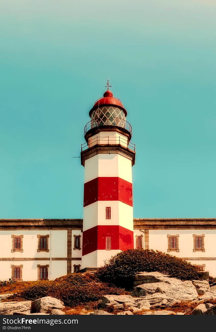 Lighthouse, Tower, Sky, Beacon