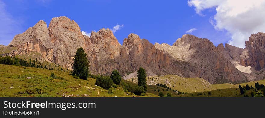 Mountainous Landforms, Mountain, Sky, Mount Scenery