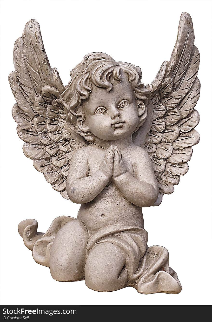 Figurine, Angel, Supernatural Creature, Classical Sculpture