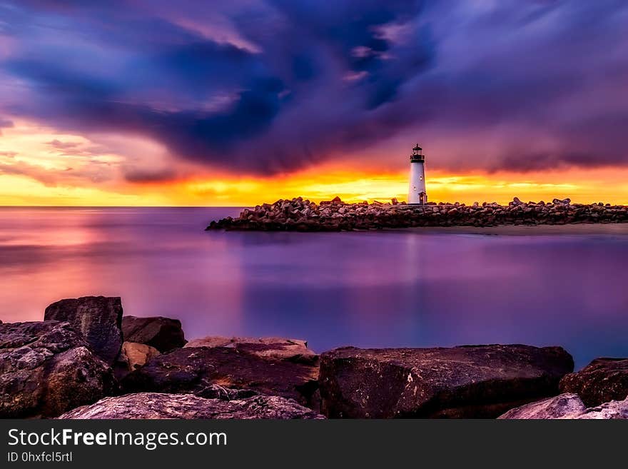 Sky, Horizon, Tower, Shore