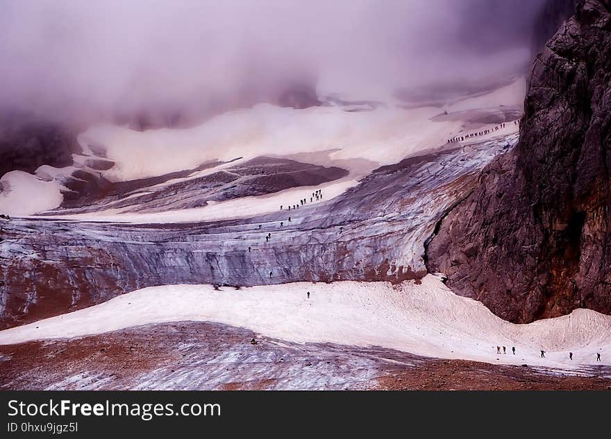 Sky, Mountain, Geological Phenomenon, Highland