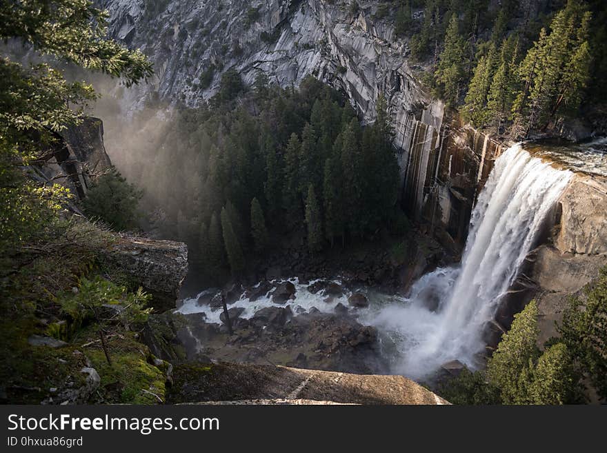 Waterfall, Nature, Nature Reserve, Body Of Water