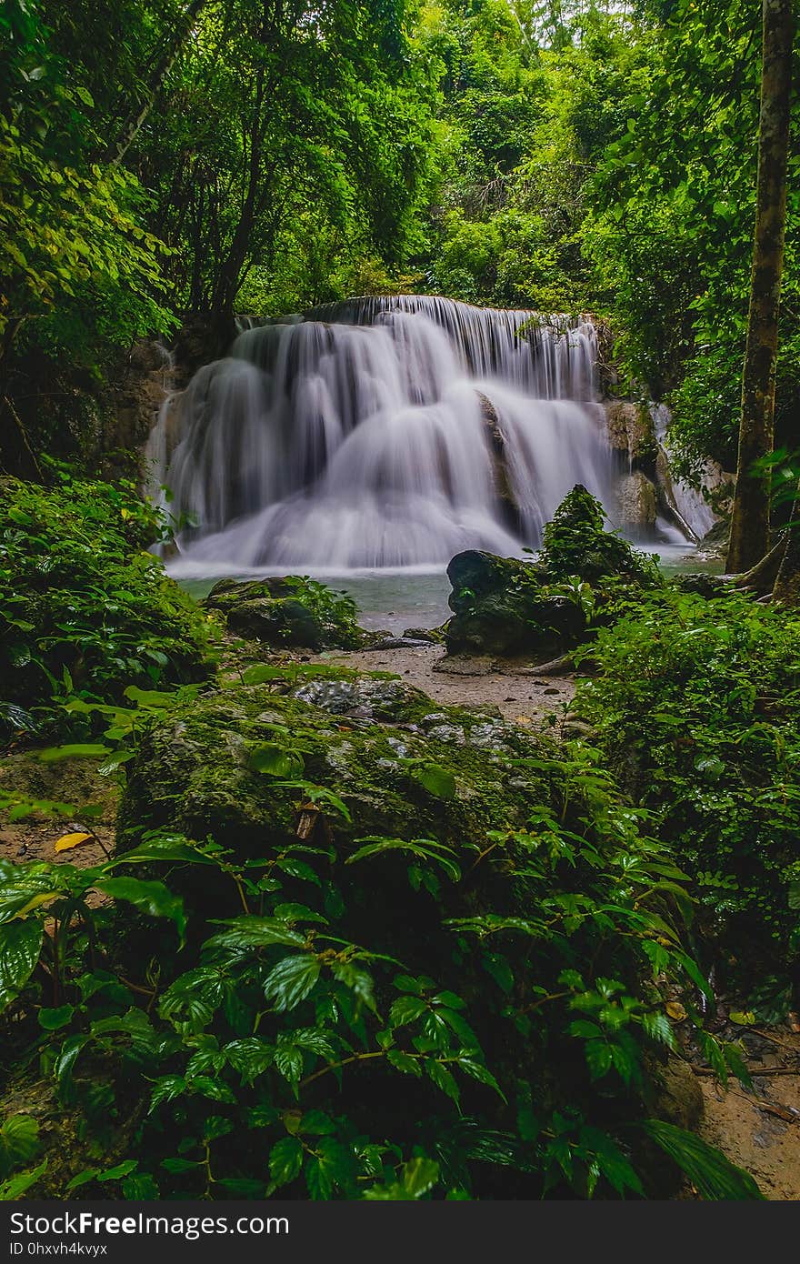 Huai Mae Kamin Waterfall in Thailand