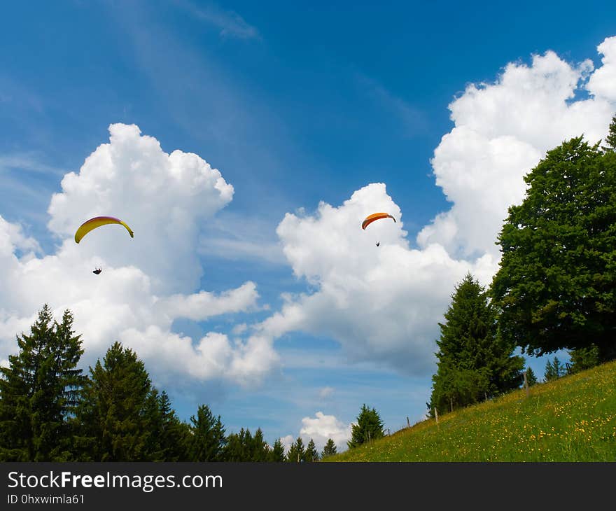 Sky, Cloud, Air Sports, Daytime