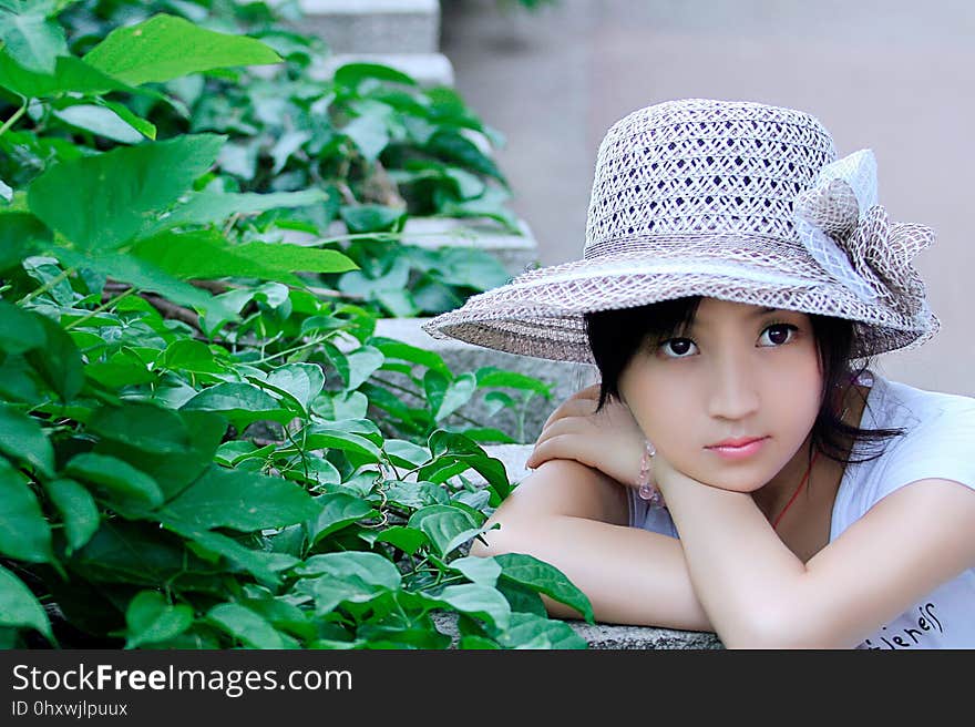 Headgear, Sun Hat, Girl, Hat