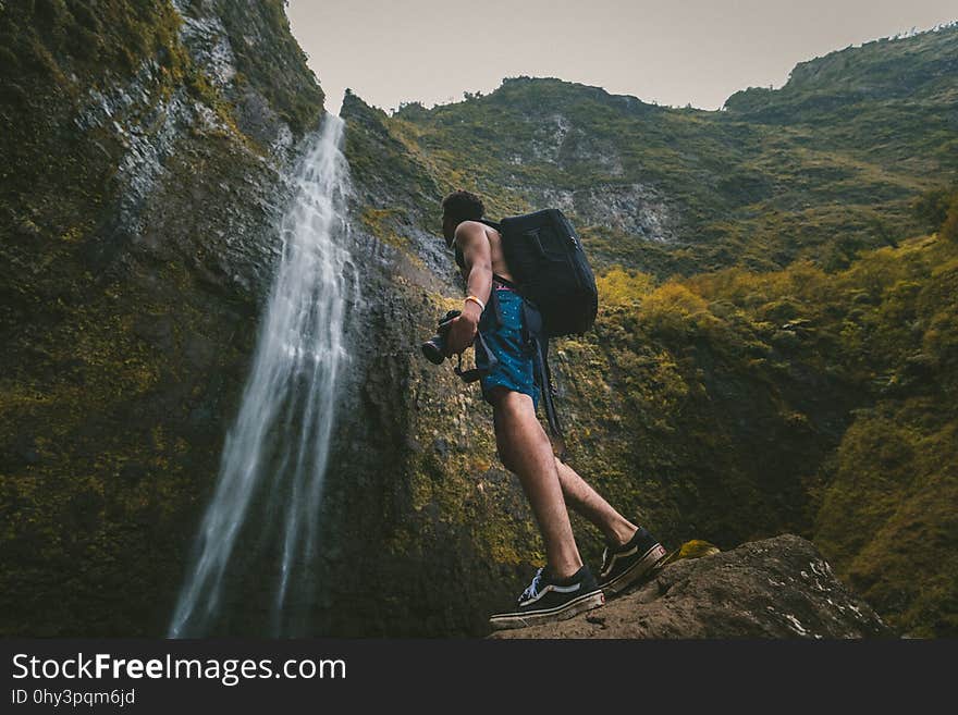 Waterfall, Nature, Body Of Water, Water