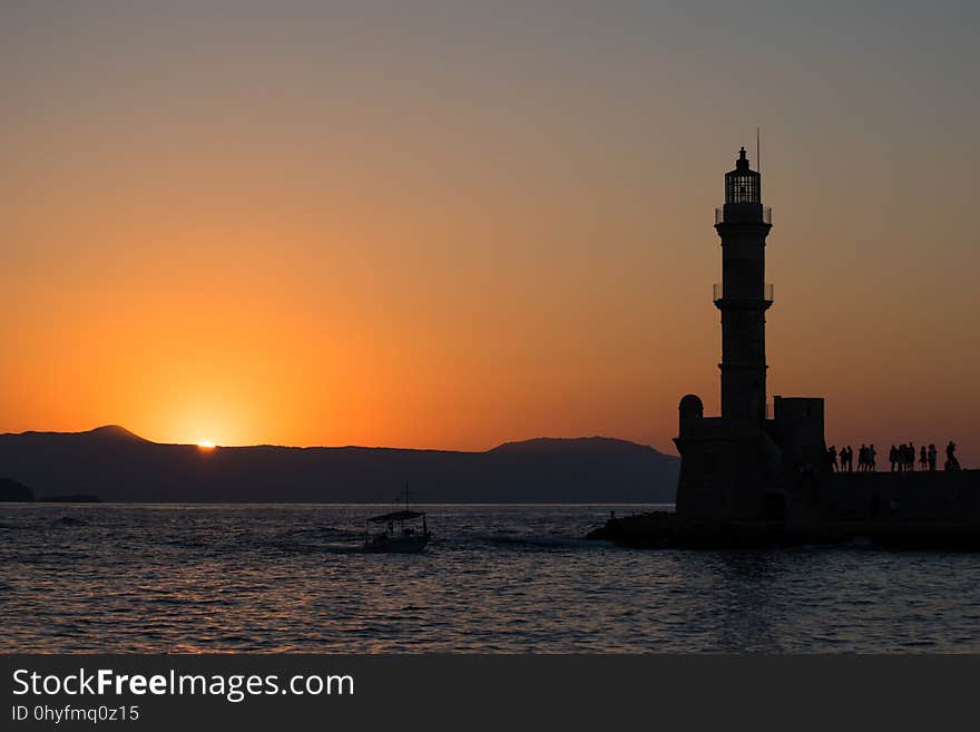 Sea and sunset