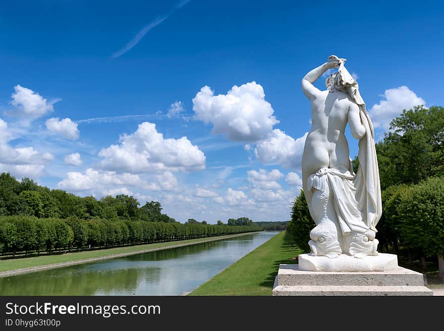 The Grand Canal, Chateau Fontainebleau, France