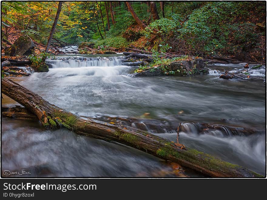 This is Beaverdams Creek, just below DeCew falls in St. Catharines, Ontario. This is Beaverdams Creek, just below DeCew falls in St. Catharines, Ontario.