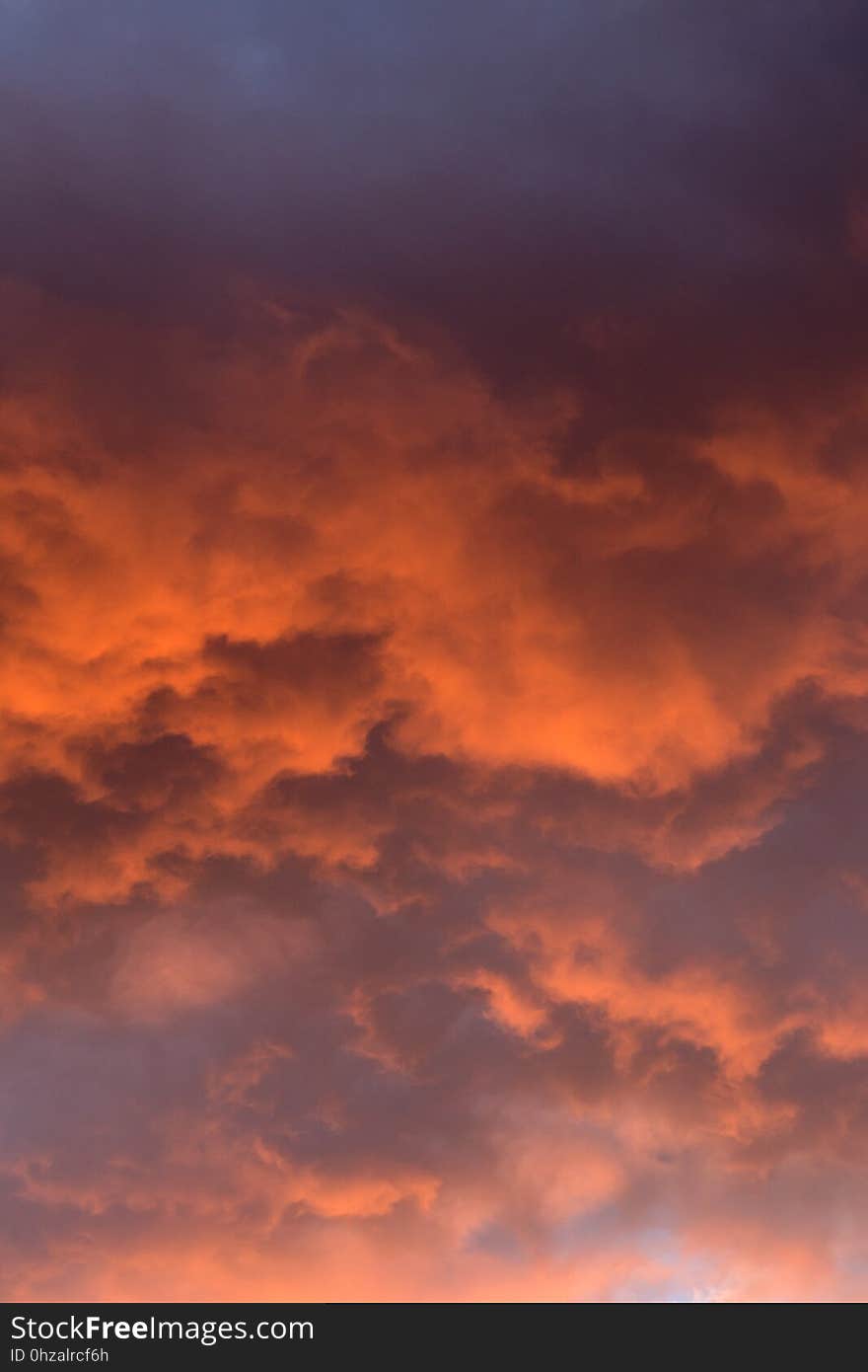 Sky, Afterglow, Red Sky At Morning, Cloud