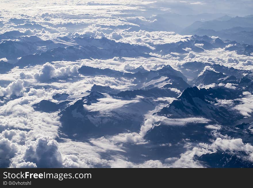 Mountain Range, Sky, Cloud, Mountainous Landforms