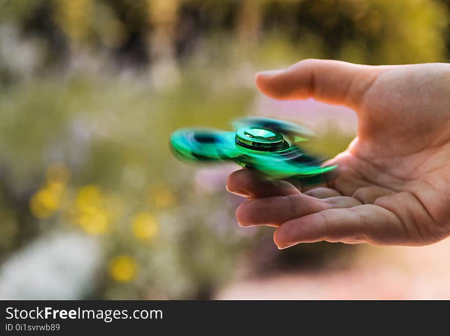 Blur, Close-up, Fidget, Spinner