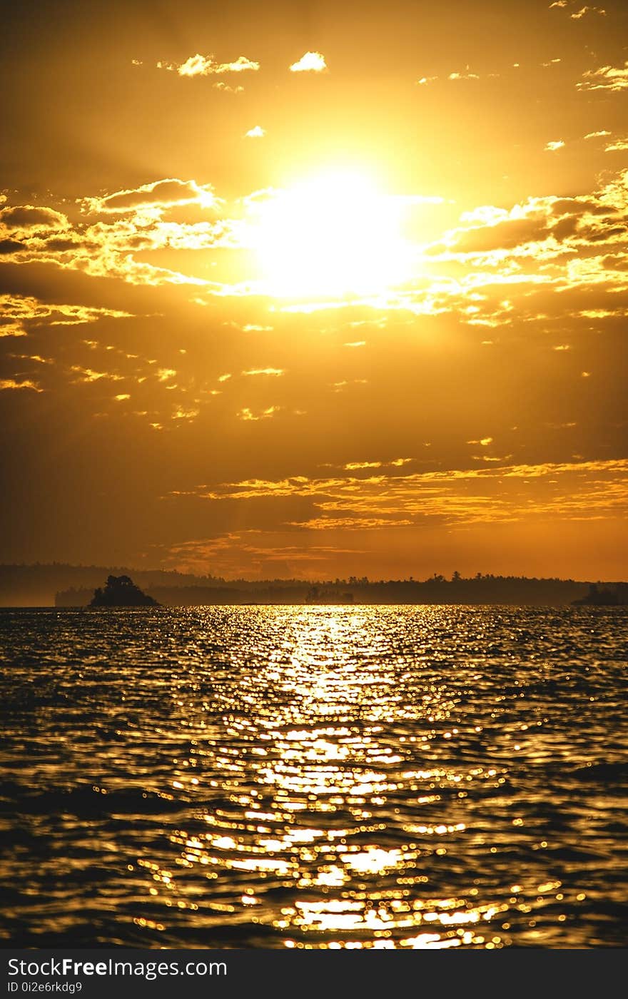 Sky, Horizon, Sea, Sun