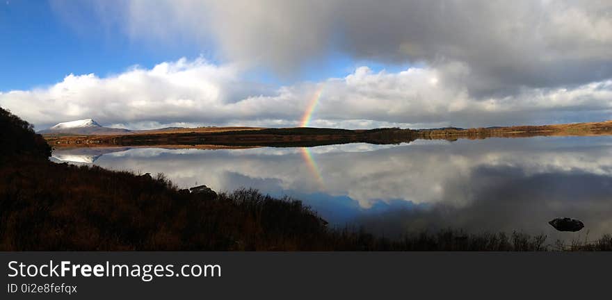 Sky, Reflection, Loch, Cloud