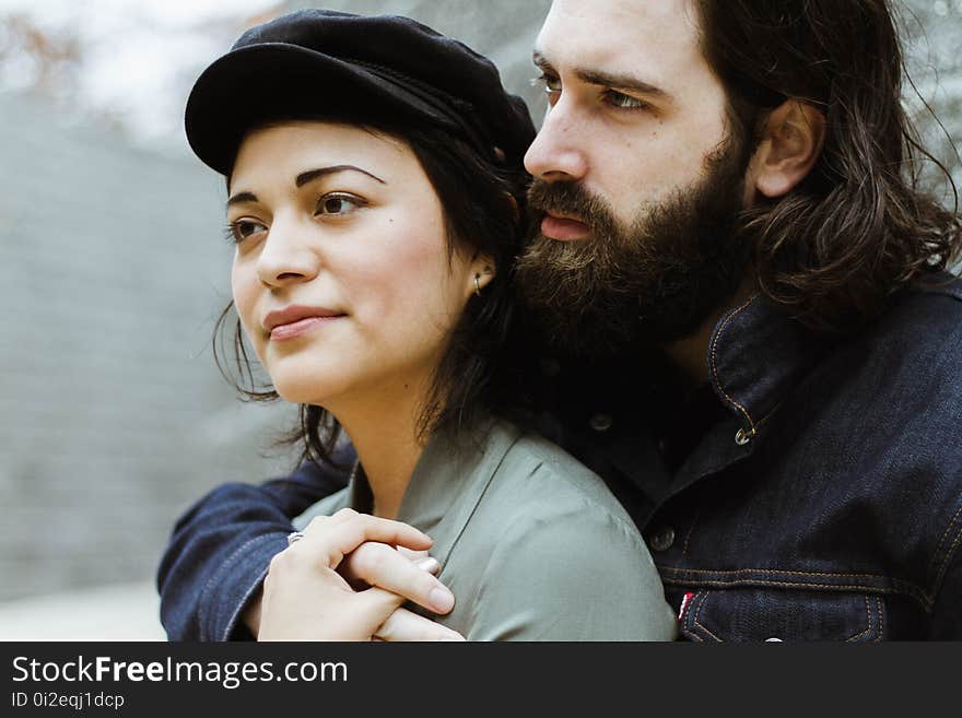 Interaction, Facial Hair, Headgear, Girl