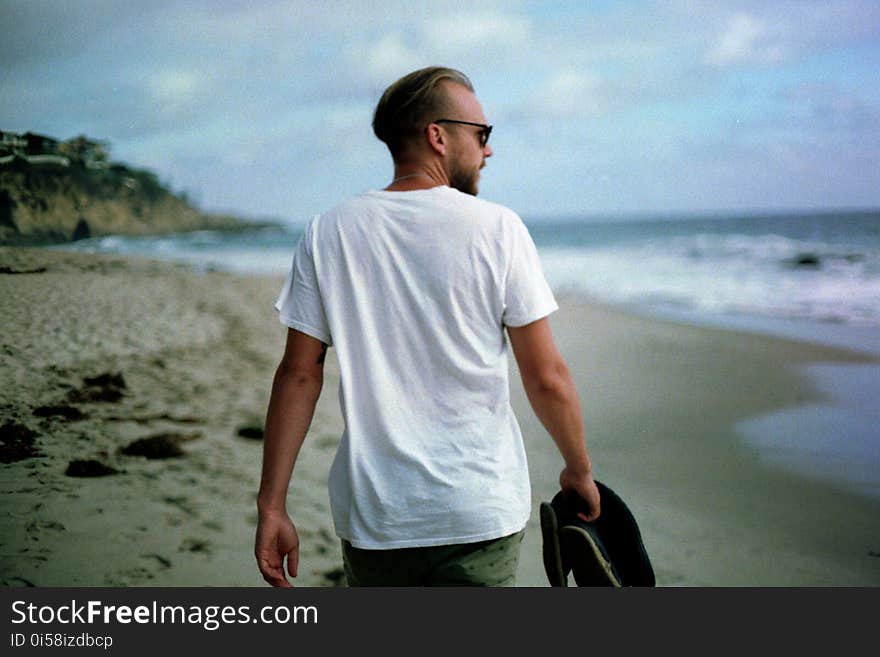 Beach, Clouds, Daylight, Human