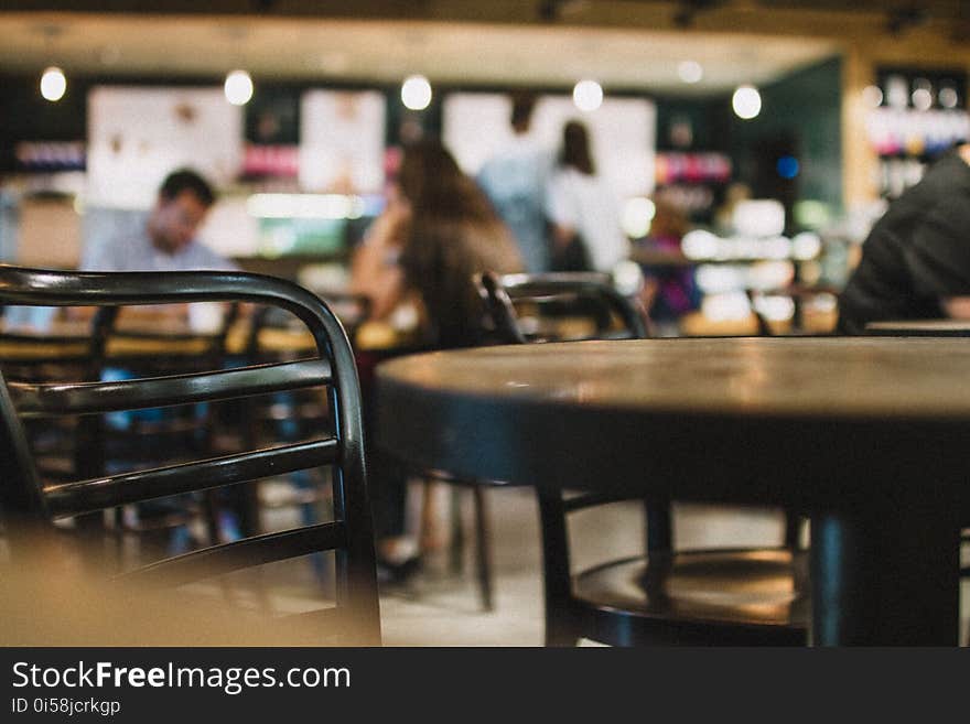 Bokeh, Café, Chair, Coffee