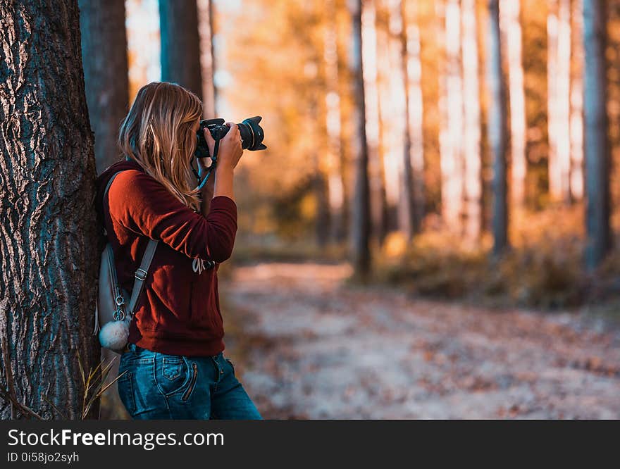 Adult, Blur, Camera, Dirt