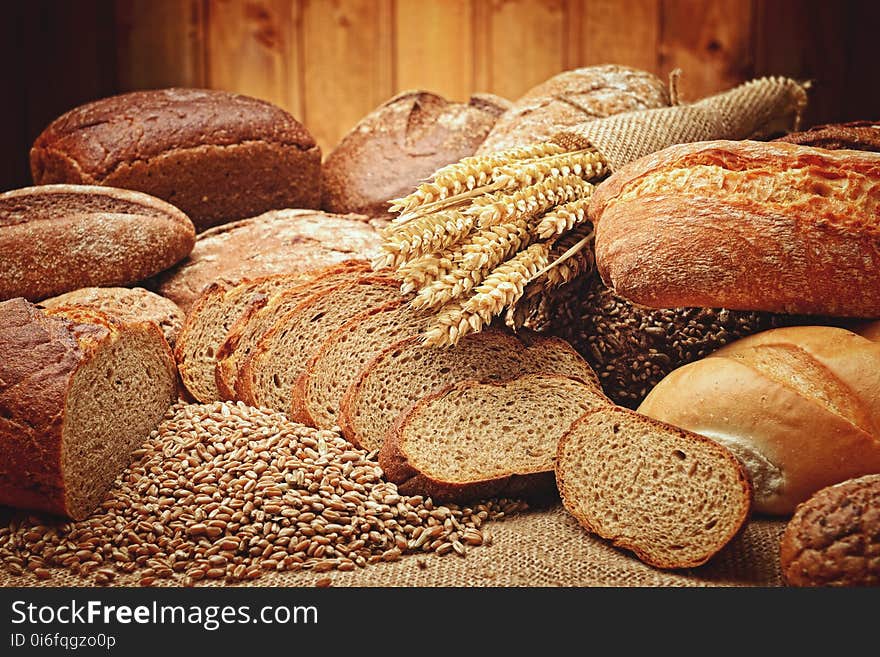 Bread, Baked Goods, Rye Bread, Bakery