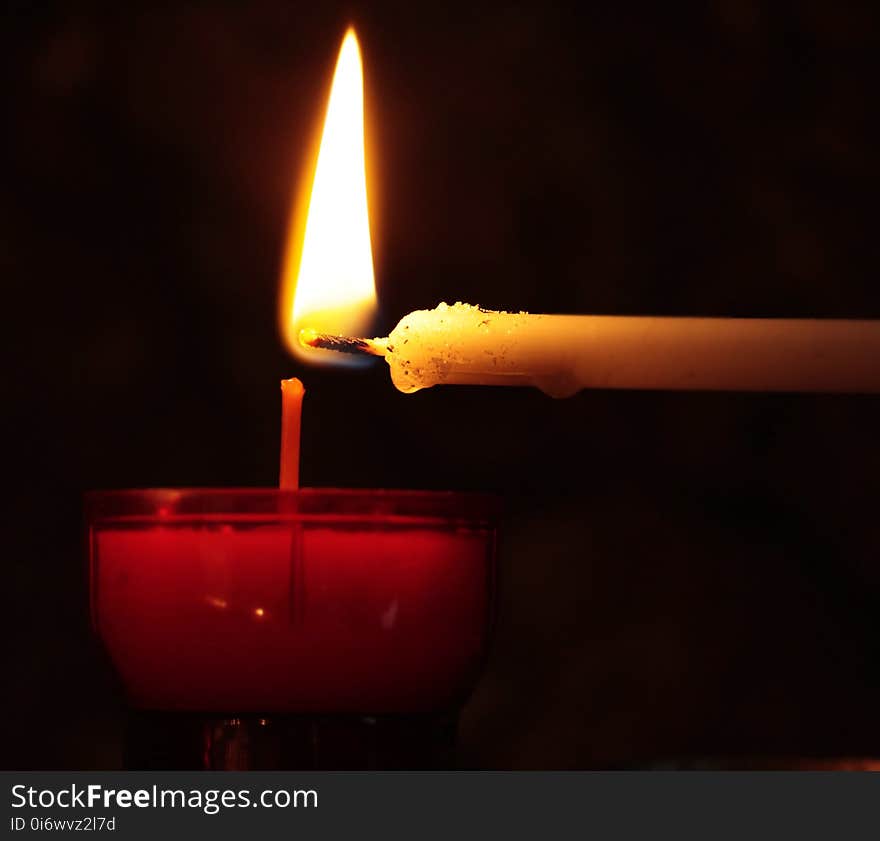 Candle, Wax, Lighting, Flame