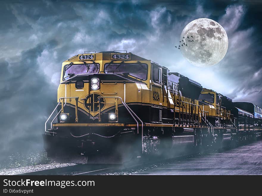 Mode Of Transport, Transport, Sky, Locomotive