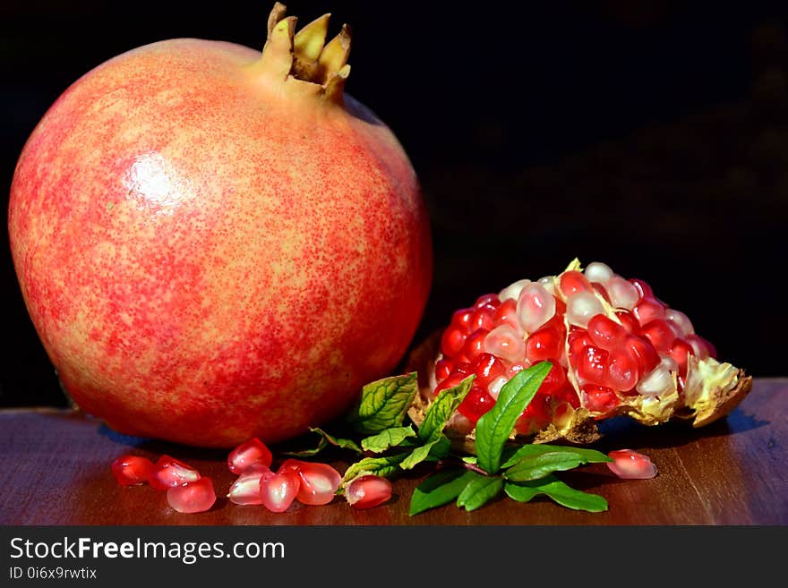 Pomegranate, Fruit, Natural Foods, Food