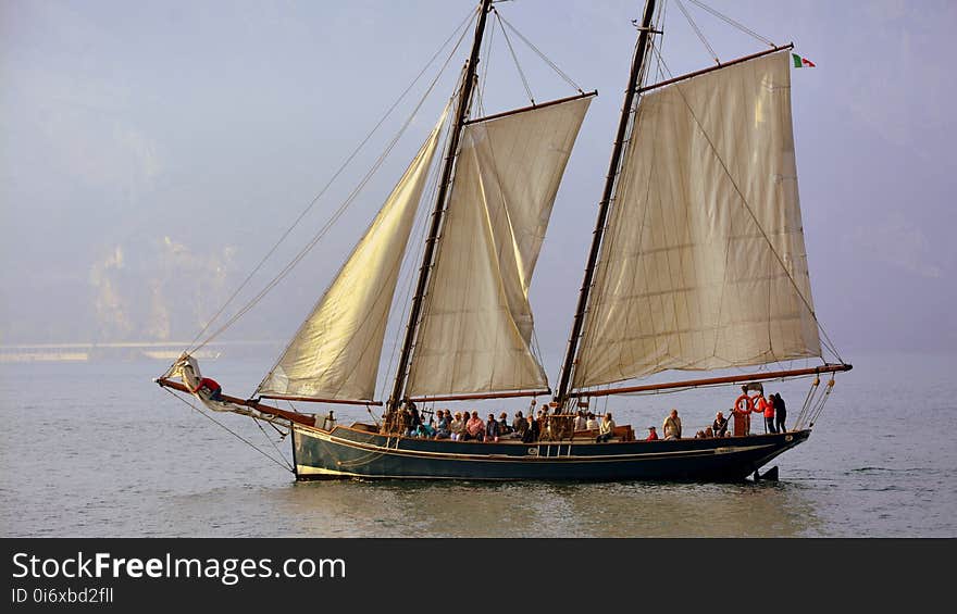 Sailing Ship, Tall Ship, Barquentine, Schooner