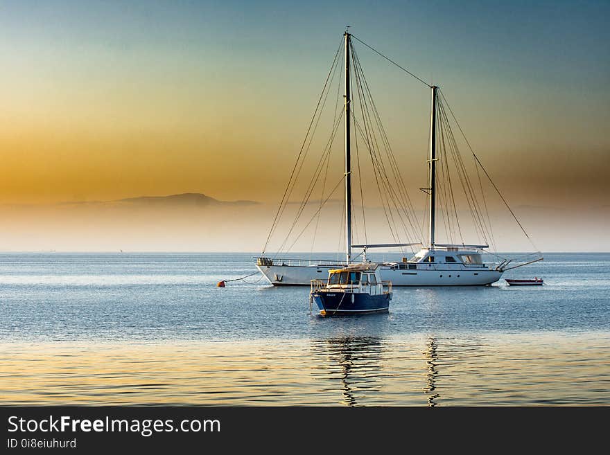 Sky, Water, Sea, Calm