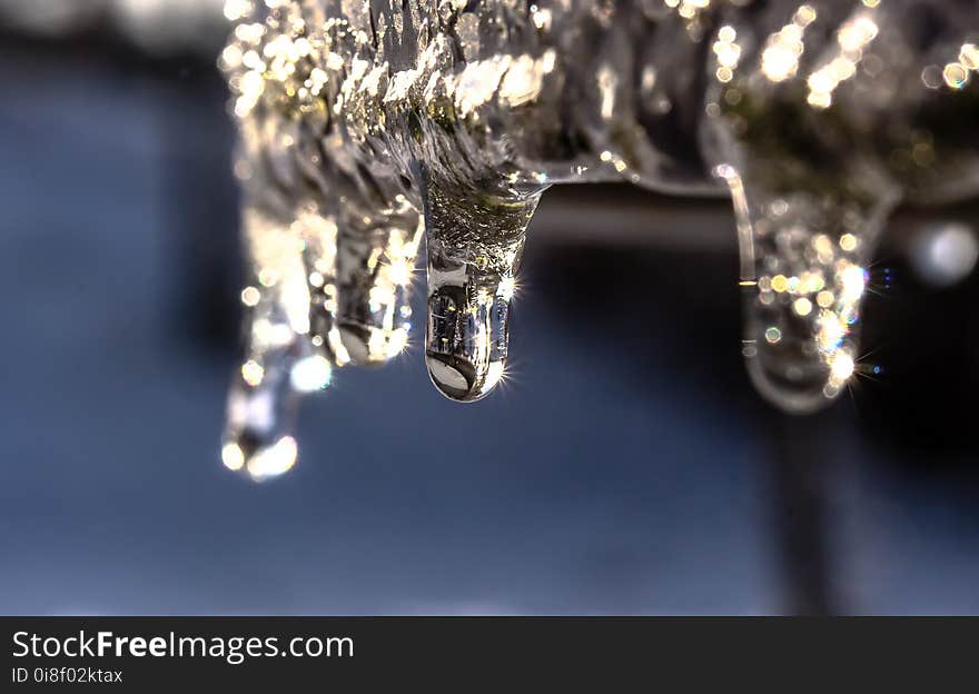 Water, Freezing, Close Up, Lighting