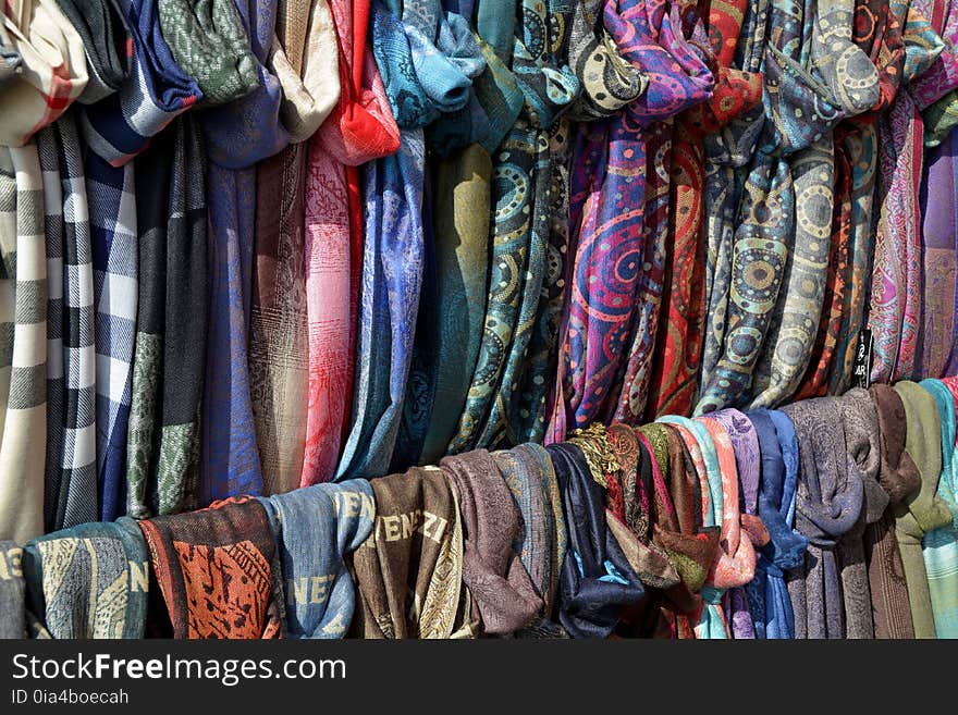 Clothing, Textile, Marketplace, Bazaar