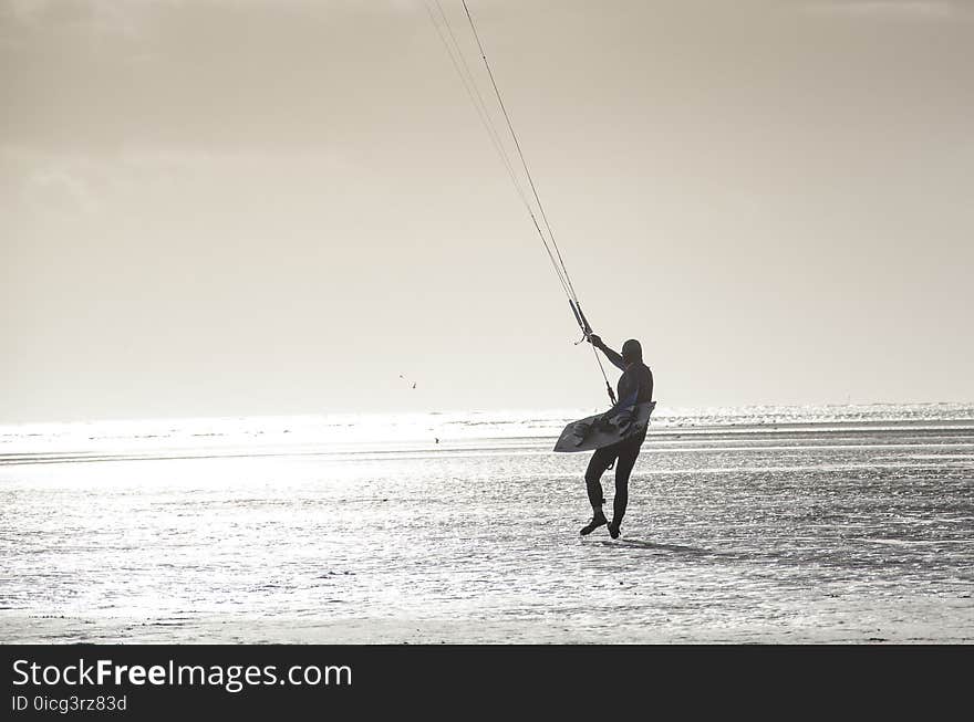 Action, Adult, Beach, Dawn