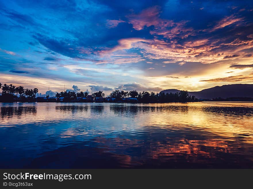 Afterglow, Beautiful, Clouds, Dawn